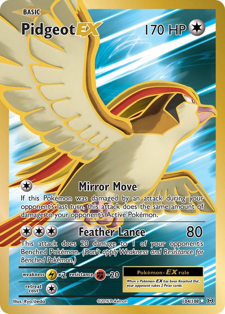 2016 POKEMON XY EVOLUTIONS #104 FA/PIDGEOT EX EVOLUTIONS PSA 10 GEM MINT