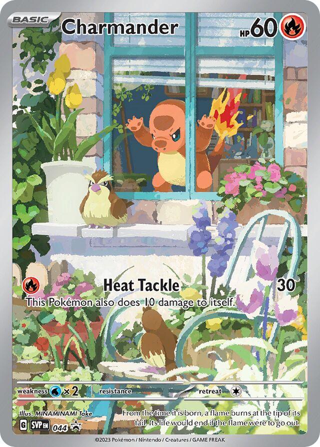 POKEMON CHARMANDER #44 SVP044 SV BLACK STAR PROMO OBSIDIAN FLAMES ETB HOLO - NEAR MINT (NM)
