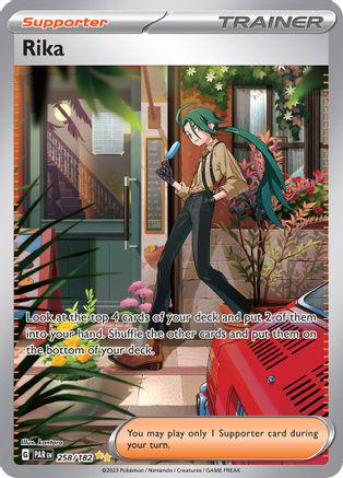 POKEMON RIKA 258 / 182 PARADOX RIFT SIR SPECIAL ILLUSTRATION RARE HOLO - NEAR MINT (NM)