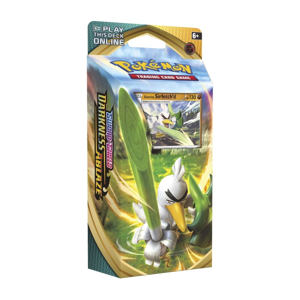 Pokemon Sword & Shield Darkness Ablaze - Galarian Sirfetch'd Theme Deck