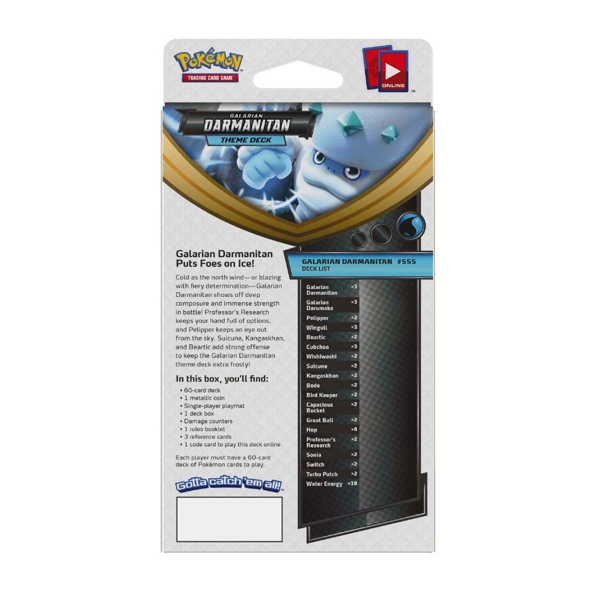 Pokemon Sword & Shield Darkness Ablaze - Galarian Darmanitan Theme Deck