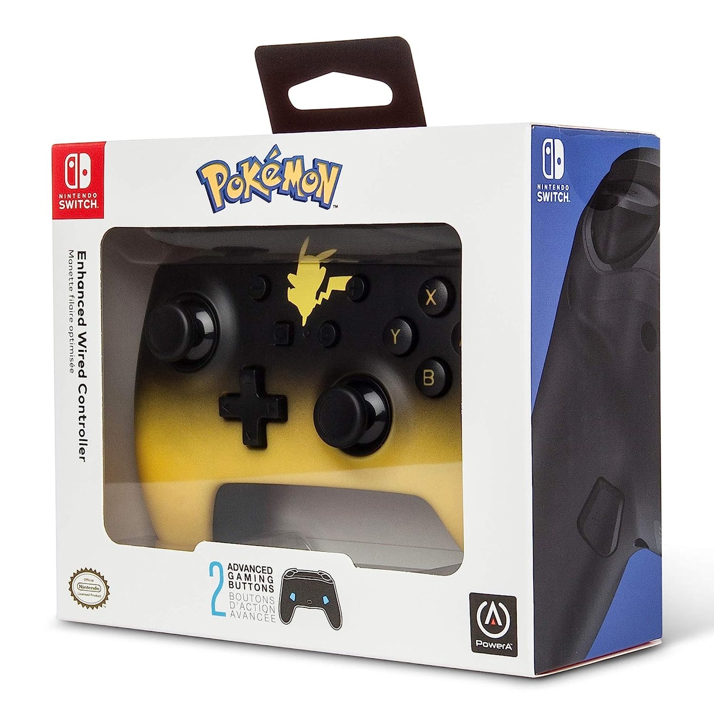 POKEMON ENHANCED WIRED CONTROLLER PIKACHU FADE - NINTENDO SWITCH