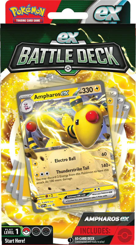 Deck de combat Pokémon Ampharos ex