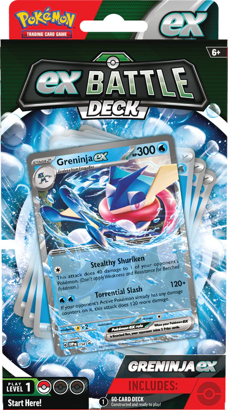 Deck de combat Pokémon Greninja EX
