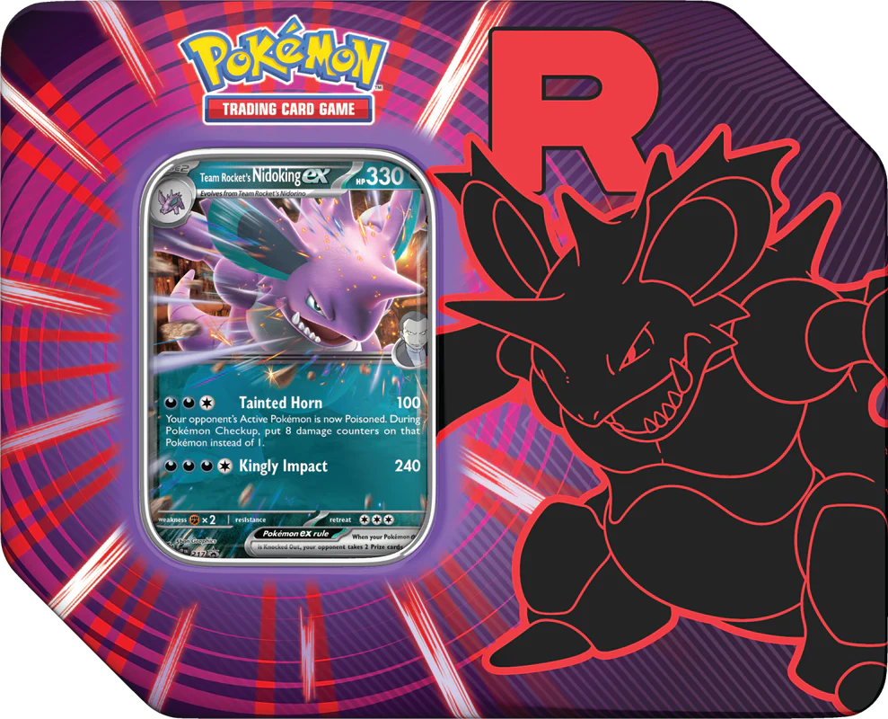 Pokemon Team Rocket Tins