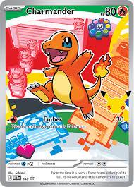 POKEMON CHARMANDER MEP 038 FIRST PARTNER ILLUSTRATION RARE BLACK STAR PROMO HOLO - NEAR MINT (NM)