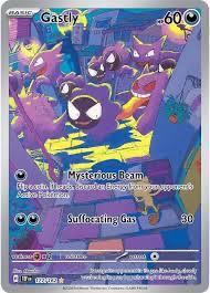 POKEMON GASTLY 177 / 162 SV TEMPORAL FORCES ILLUSTRATION RARE IR HOLO - NEAR MINT (NM)