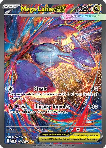 POKEMON MEGA LATIAS EX 181 / 132 MEGA EVOLUTION SIR SPECIAL ILLUSTRATION RARE - NEAR MINT
