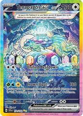 POKEMON TERAPAGOS EX 170 / 142 SIR STELLAR CROWN SINGLE - NEAR MINT