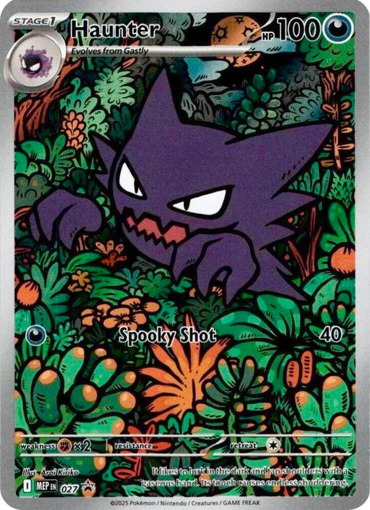 POKEMON HAUNTER MEP027 MEP BLACK STAR PROMO MEGA EVOLUTION BATTLE DECK - NEAR MINT