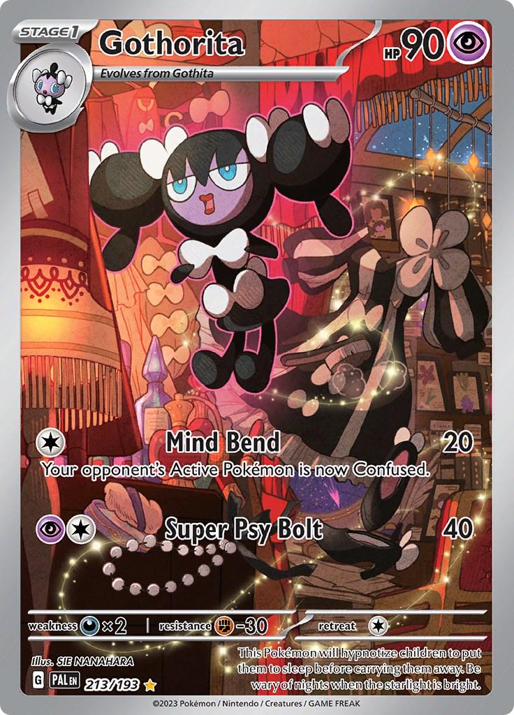 POKEMON GOTHORITA 213 / 193 SV PALDEA EVOLVED IR ILLUSTRATION RARE HOLO - NEAR MINT (NM)