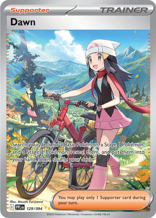 POKEMON DAWN 129 / 094 PHANTASMAL FLAMES SIR SPECIAL ILLUSTRATION RARE TRAINER HOLO - NEAR MINT (NM)