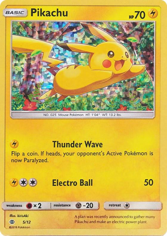 POKEMON PIKACHU 5 / 12 MCDONALDS PROMO 2017 - LIGHTLY PLAYED