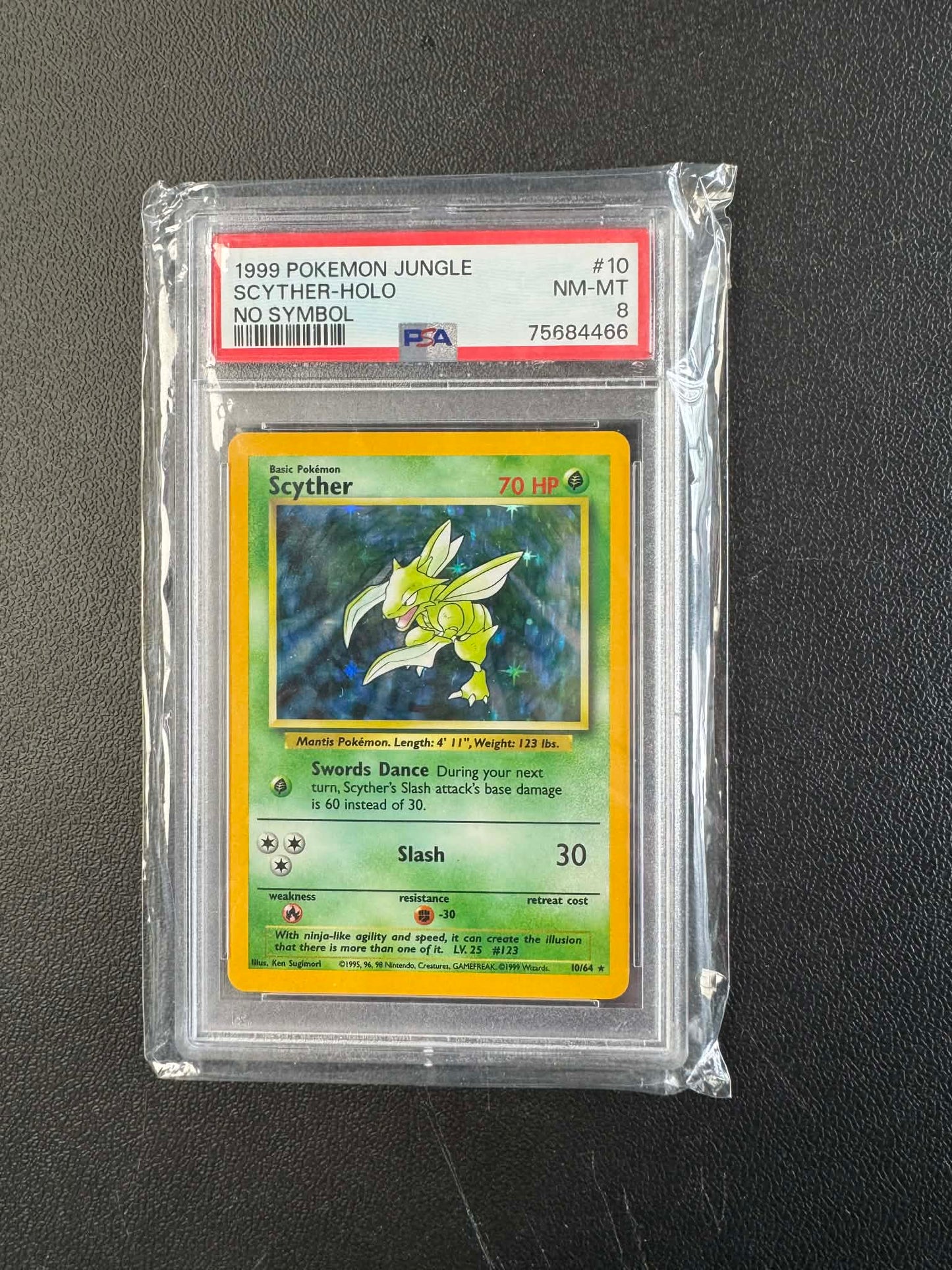1999 POKEMON JUNGLE #1 - #16 SET OF HOLO NO SYMBOL MISPRINT (14 x PSA 9, 2 x PSA 8)