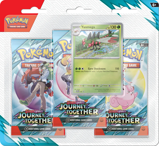 Pokemon SV9 Journey Together 3-Pack Blister