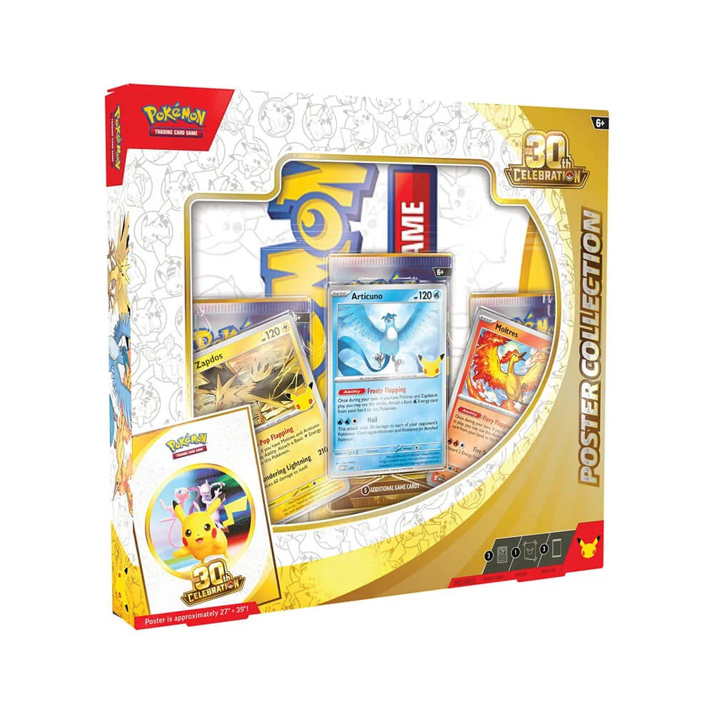 PRE-ORDER Pokemon 30th Celebration Poster Collection