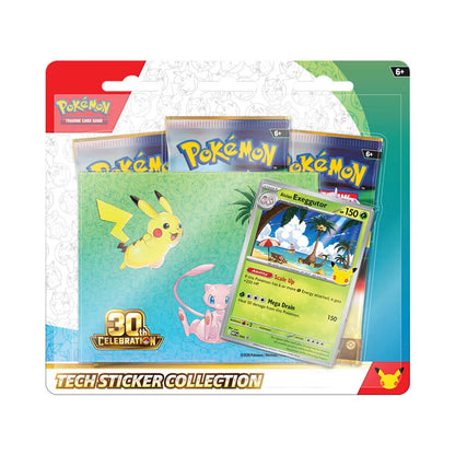 PRE-ORDER Pokemon 30th Celebration Tech Sticker Collection