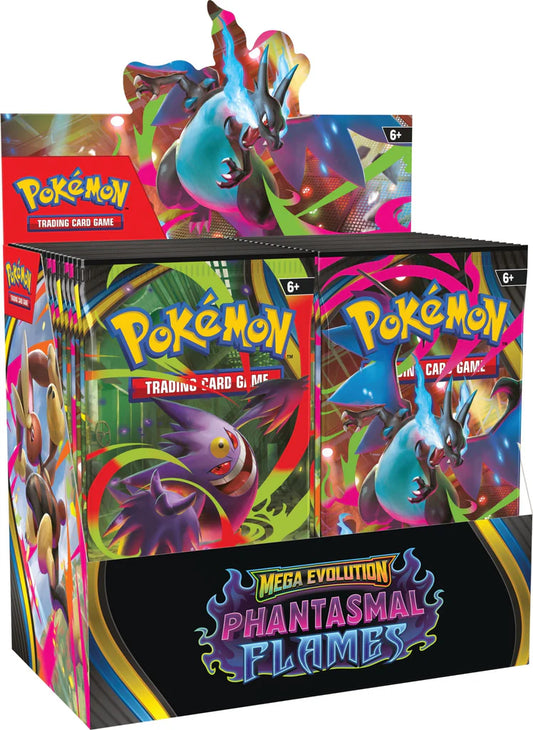 PRE-ORDER Pokemon ME02 Phantasmal Flames Booster Box