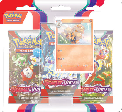 Pokemon SV1 Scarlet and Violet 3-Pack Blister