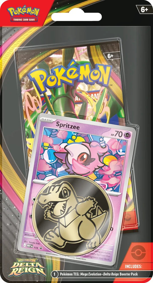 PRE-ORDER Pokemon ME06 Delta Reign Checklane Blister