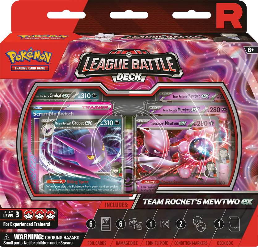 Pokemon Team Rocket's Mewtwo ex League Battle Deck