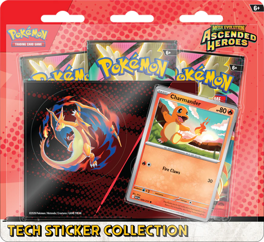 Pokemon ME2.5 Ascended Heroes Tech Sticker Collection